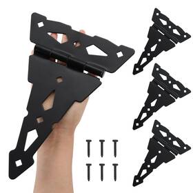 Home Master Hardware 842001150694 8 Inch Heavy Duty Decorative T Hinge Shed Storage Gate B