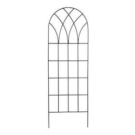 Homepacific 601818753678 60-inch Gothic Arch Top Metal Wall Trellis For Home Garden