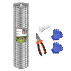 Hoperan 239-wjb-4850-1 Hardware Cloth 1/2 Inch 48x50 Ft - 19 Gauge Chicken Wire Fencing Hot Dipped