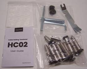 Hpt-0026 Hopumtan 10 Pk Black Swageless Cable Fittings 1/8 Inch Invisible Railing Tensioner Kit