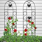 Hp007 Amagabeli Garden Home Rustproof Black Iron Butterfly Trellis For Climbing Hp007 Amagabeli Garden Home Rustproof Black Iron Butterfly Trellis For Climbing