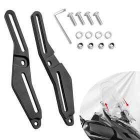 Hutexico 717326278593 Windscreen Adjusters And Windshield Risers Bracket Kit For Can-am Spyder F3-t /