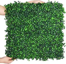 Hwt 710663265054 12 Pcs 20 Inch X20 Grass Wall Backdrop Uv-protected Greenery G
