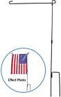 Hxfus-gfs001 Hoosun Garden Flag Stand Premium Pole Holder Metal Wrought Iron