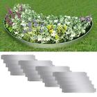 Hxg6662095836672cm Set Of Flexible Lawn Fence Galvanized Steel