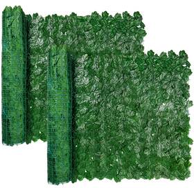 I Cover 970110742692 2pk 39 98in Artificial Vy Privacy Fence Screen Highly Dense Leaves Wtih I Cover 970110742692 2pk 39 98in Artificial Vy Privacy Fence Screen Highly Dense Leaves Wtih