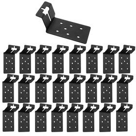 Icokin 34658 24 Pack T-post Bracket 3 Inch T Post Mount For Signs Or Fences Pcs