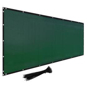Fs-550-g Idl Packaging Green 5ftx50ft Privacy Fence Screen 95% Blockage Heavy-duty Hdpe Grommet Cover