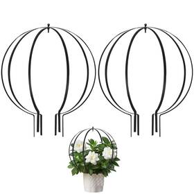 600372 Idunseed Metal Plant Circle Trellis Garden Sculpture Globe For Climbing