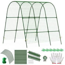 Imountek 730056002689 Cucumber Trellis F/ Raised Bed Arch Garden Climbing Plants Vine Vegetables
