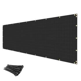 I-s0420bk Infrange Privacy Fence Screen 4ftx20ft Heavy Duty Fencing Cover Mesh Windscreen Cloth
