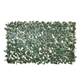 Infrange Inal1548-m Expandable Fence Privacy Screen Stretchable Artificial Faux Ivy Hedge Dark G