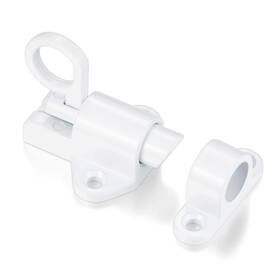 Iniret B0d86f8wj8 8-pack White Self-closing Spring Door Latches Resilient Bolt Lock