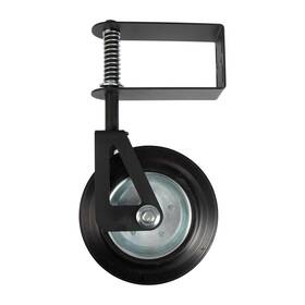 Iron Forge Tools Ift-gwhd-bk1x8 8 Inch Gate Wheel 360 Swivel Spring Loaded Caster Universal Mount