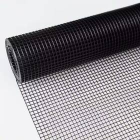 Itopfox 711181266641 2 Ft. X 50 1/4 Inch 21-gauge Black Metal Vinyl Hardware Cloth Welded Wire