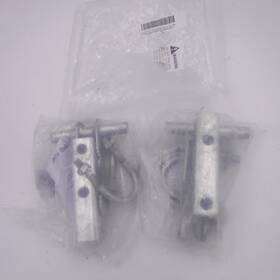 Jack Sales 840129216384 Chain Link Fence 180 Gate Hinge For 2-7/8 Inch Od Post Frames Of 1-5/8 Or 1-7/8