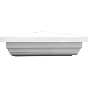 Jake Sales 840129210627 5 Inch Vinyl Post Cap New England Style Caps - Fence For X5 White Pvc/vinyl