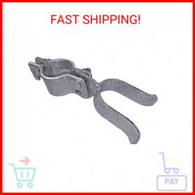 Jake Sales 840129211259 1-3/8 Inch X Chain Link Fence Gate Fork Latch - Galvanized