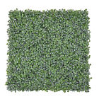 Jcb-ags-06-0001 Jacoble Artificial Uv Boxwood Mat Wall Hedge Decor Ties Grass