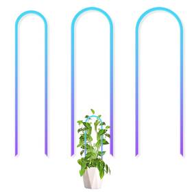 Cuspt-001 Jettify 3 Pack U-shaped Colorful Acrylic Plant Trellis For Indoor Plants Small Tr