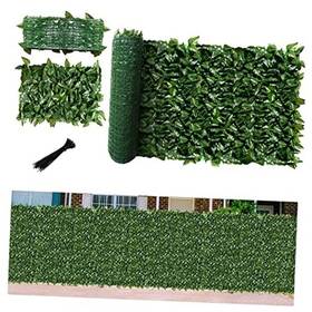 Jinhu Alliance Industrial Inc Jaalllin39117 39 Inch X 117 Artificial Faux Ivy Privacy Fence Screen Vine Leaf X117