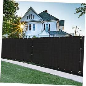 Jinhu Alliance Industrial Inc Jafs13e0540bk 5ft X 40ft Privacy Screen Fence Windscreen Mesh Shade Net Cover Black