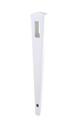 Jintop 045791372950 Line Post Vinyl Routed Fence Caps With 2 Pcs Waterproof Garden Fences Panels