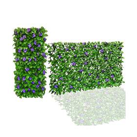 Joysfit 747302890310 Expandable Fence Privacy Screen For Balcony Patio Outdoor Decorative Faux Ivy