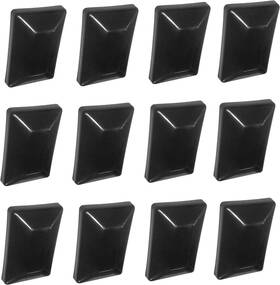 Jsp Manufacturing 744110275742 Black 4x6 Fence Post Caps 3-5/8 Inch X 5-5/8 Fits Treated Posts