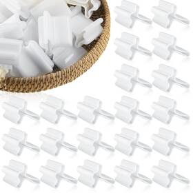 Juexica Km-juexica-1876783 50 Pcs Safe T Post Cap Vinyl Safety Topper White