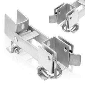 Km-juexica-1877387 Juexica Chain Link Fence Double Gate Latch Residential Strong Arm