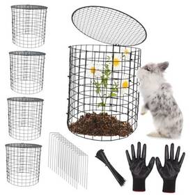 Jlh-240514-2 Junlihongus 9 Set Garden Plant Protectors Wire 11.6x12inch Protector From Animals