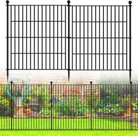 Jwpehoe 313102896861 Outdoor Garden Fence 10 Panels 32in H X23.6ft L Dog For Yard No