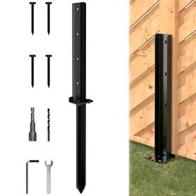 Jzvxx 785034830617 1 Pack Fence Post Repair Kit Anchor Heavy Duty 32in Buddy F