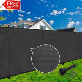 Kanagawa 445028950952 6ft X 50ft Privacy Screen Fence 90% Blockage Heavy Duty 175 Gsm Fencin