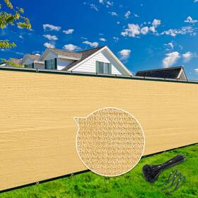 Kanagawa 974813740832 5ft X 50ft Privacy Screen Fence 90% Blockage Heavy Duty 175 Gsm Fencing Mesh