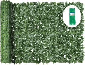 Kaszoo 24dglbc Artificial Ivy Privacy Fence Screen 120x40in Faux Fen