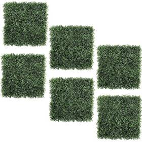 Kdgarden 727380443622 6pcs 20 Inch X20 Artificial Boxwood Panels Topiary Hedge Plant Uv Protected Faux