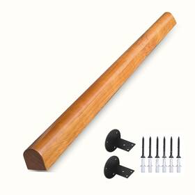 Kepmogoh 042326718002 Wooden Handrails 1-20ft Non-slip Staircase Handrail For Home Garden Corrido Kepmogoh 042326718002 Wooden Handrails 1-20ft Non-slip Staircase Handrail For Home Garden Corrido