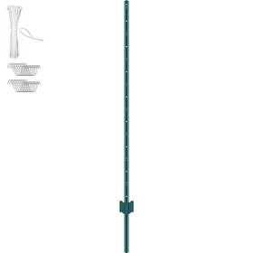 Kffkff 800689663905 5ft T-posts Set Of 10 Durable Steel Garden Fence Posts Ideal For Yards