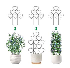 Pt01-h Kichwit Garden Plant Trellis For Indoor Plants Stackable Heavy Duty Metal Su Pt01-h Kichwit Garden Plant Trellis For Indoor Plants Stackable Heavy Duty Metal Su