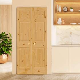 Kimberly Bay Dpc6pk18 3 Panel Colonial Double Hip Knotty Pine Interior Door Slab 18x80