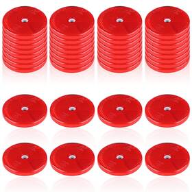 Kingdder-reflector-88 Kingdder 32 Pcs Front Reflector Round For Driveway Fence Gate Red