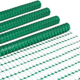 Kiwdzfu 445016666636 4 Roll Plastic Garden Fence X 100 Ft Green Safety Barrier Heavy Duty Fencing F