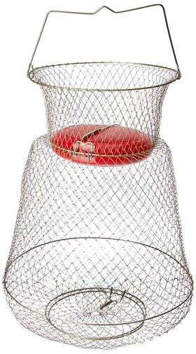 Fsa35 Kufa Floatable Galvanized Steel Wire Fish Basket Medium 13.5 Inch X18 H ... Fast Ship