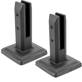 Kwanlaam 2 Pack Glass Fence Clamp Stainless Steel Spigots Pool Railing Cl
