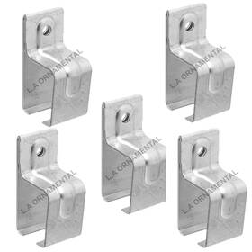 L.a Ornamental 372769990749 Single Wall Mount Rail Bracket Galvanized Steel Slide Track Sliding Barn Door
