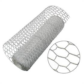 Labwork Law254376 24in 100ft Galvanized Poultry Net - Fencing Chicken Wire 1 Inch Hole Mesh