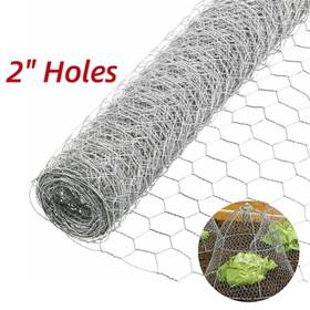 Labwork Law79758 2 Inch Holes Galvanized Poultry Net - Metal Fencing / Chicken Wire High Quality