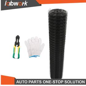 Labwork Tl25439q 1.5x1.5 In Black Electric Welding Mesh 48in X 50ft Chicken Rabbit